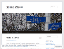 Tablet Screenshot of glebeataglance.wordpress.com