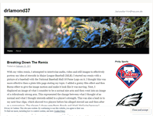 Tablet Screenshot of drlamond37.wordpress.com