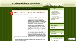 Desktop Screenshot of celebratephilanthropyindiana.wordpress.com