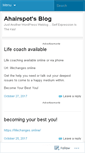 Mobile Screenshot of ahairspot.wordpress.com