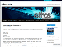 Tablet Screenshot of ethosyouth.wordpress.com