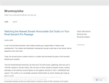 Tablet Screenshot of mrunmayialse.wordpress.com