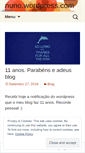 Mobile Screenshot of nuno.wordpress.com