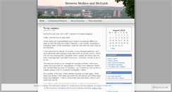 Desktop Screenshot of mullinsandmcguirk.wordpress.com
