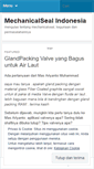 Mobile Screenshot of mechanicalseal.wordpress.com