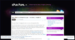 Desktop Screenshot of epubpupil.wordpress.com