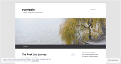 Desktop Screenshot of esumpelo.wordpress.com
