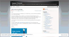 Desktop Screenshot of gammofreeware.wordpress.com