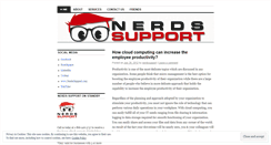 Desktop Screenshot of nerdssupport.wordpress.com