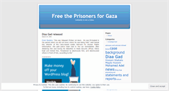 Desktop Screenshot of prisonersforgaza.wordpress.com