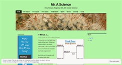 Desktop Screenshot of mrascience.wordpress.com