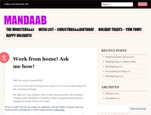 Tablet Screenshot of mandaab.wordpress.com