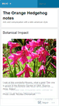 Mobile Screenshot of orangehedgehog.wordpress.com