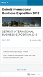 Mobile Screenshot of detroitbizexpo11.wordpress.com