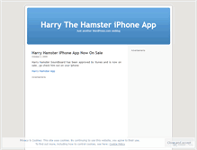 Tablet Screenshot of harryhamster.wordpress.com