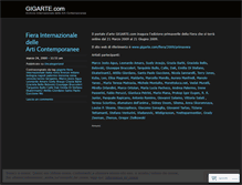 Tablet Screenshot of gigarte.wordpress.com