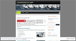 Desktop Screenshot of entrainementlaser.wordpress.com