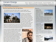 Tablet Screenshot of cenamenergypartners.wordpress.com