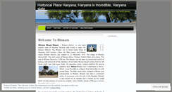 Desktop Screenshot of historicalplaceharyana.wordpress.com