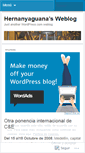 Mobile Screenshot of hernanyaguana.wordpress.com