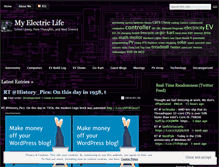 Tablet Screenshot of myelectriclife.wordpress.com