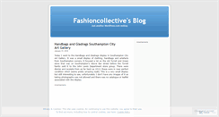 Desktop Screenshot of fashioncollective.wordpress.com