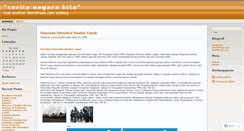 Desktop Screenshot of ceritanegarakita.wordpress.com