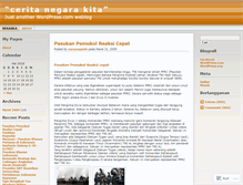 Tablet Screenshot of ceritanegarakita.wordpress.com