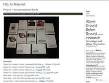 Tablet Screenshot of cityasmaterial.wordpress.com