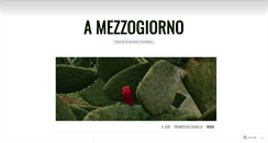 Desktop Screenshot of amezzogiorno.wordpress.com