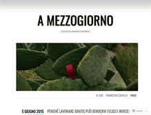 Tablet Screenshot of amezzogiorno.wordpress.com