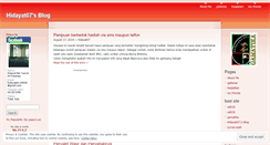 Desktop Screenshot of hidayat07.wordpress.com
