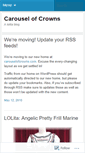 Mobile Screenshot of carouselofcrowns.wordpress.com