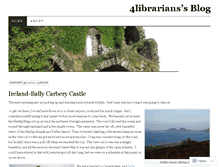 Tablet Screenshot of 4librarians.wordpress.com