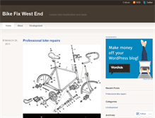 Tablet Screenshot of bikefixwestend.wordpress.com