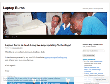 Tablet Screenshot of laptopburns.wordpress.com