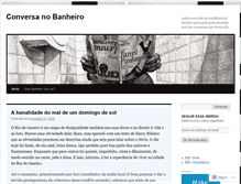 Tablet Screenshot of conversanobanheiro.wordpress.com