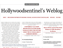 Tablet Screenshot of hollywoodsentinel.wordpress.com