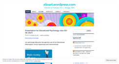 Desktop Screenshot of elioart.wordpress.com