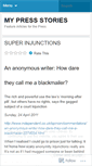 Mobile Screenshot of mypressstories.wordpress.com