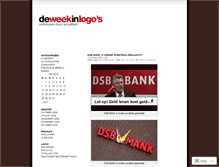 Tablet Screenshot of deweekinlogos.wordpress.com