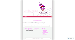 Desktop Screenshot of ceida.wordpress.com