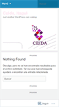 Mobile Screenshot of ceida.wordpress.com