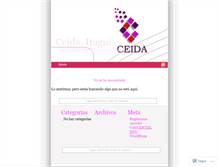 Tablet Screenshot of ceida.wordpress.com