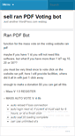 Mobile Screenshot of pdfbot.wordpress.com
