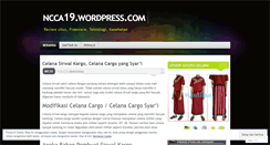 Desktop Screenshot of ncca19.wordpress.com