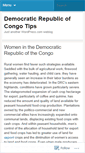 Mobile Screenshot of democraticrepublicofcongotips.wordpress.com