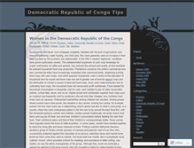 Tablet Screenshot of democraticrepublicofcongotips.wordpress.com