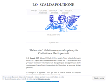 Tablet Screenshot of loscaldapoltrone.wordpress.com