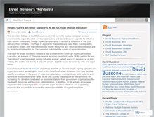 Tablet Screenshot of davidbussone.wordpress.com